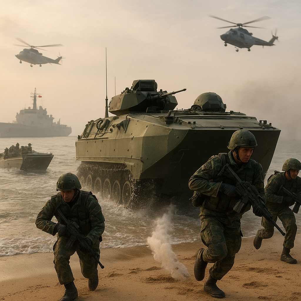 Bedah Taktik Amphibious Assault Brigade dalam Latihan Operasi Pembebasan Pulau Terisolasi 'Tropodo'
