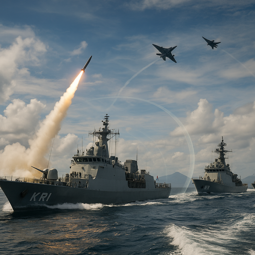 Latihan TNI AL 'Armada Jaya 2026' Bedah Manuver Gabungan Armada Kapal Perang