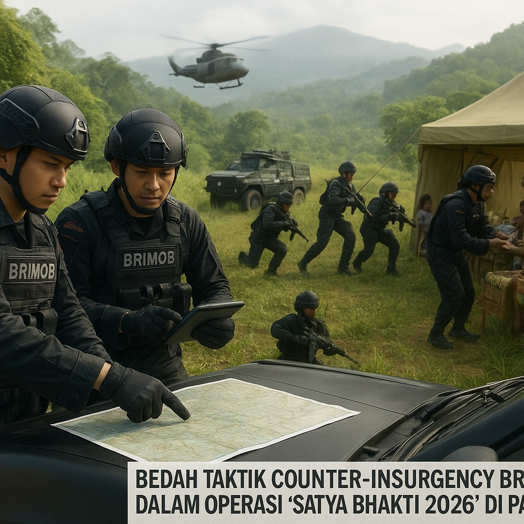 Bedah Taktik Counter-Insurgency Brimob dalam Operasi 'Satya Bhakti 2026' di Papua