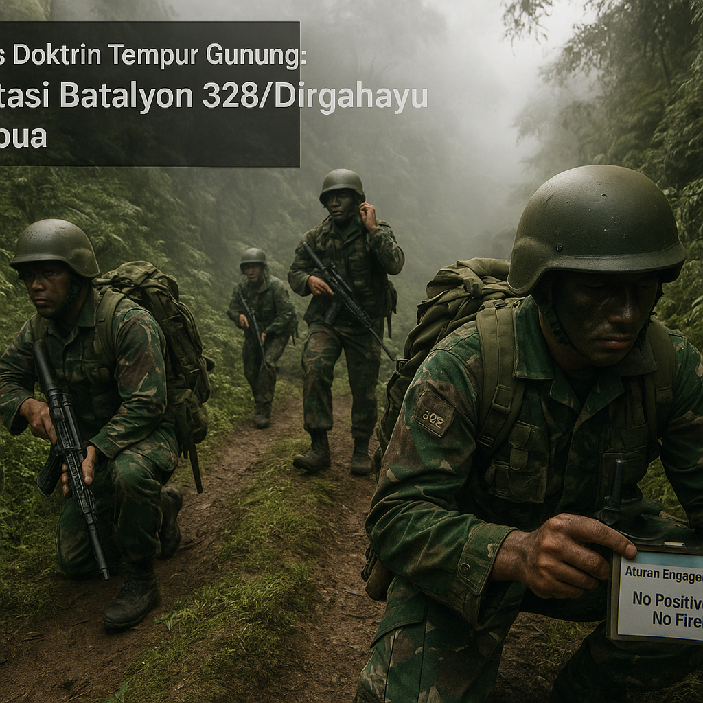 Analisis Doktrin Tempur Gunung: Adaptasi Batalyon 328/Dirgahayu di Papua