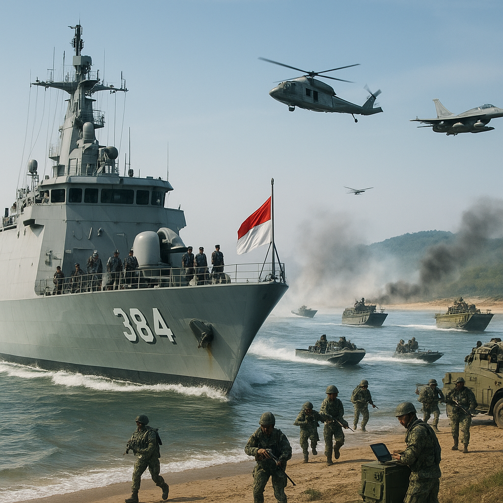 Penerapan Doktrin 'Multi-Domain Operations' dalam Latihan Gabungan TNI: Studi Kasus Penutupan Selat