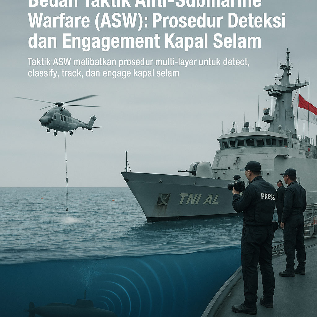 Bedah Taktik Anti-Submarine Warfare (ASW): Prosedur Deteksi dan Engagement Kapal Selam