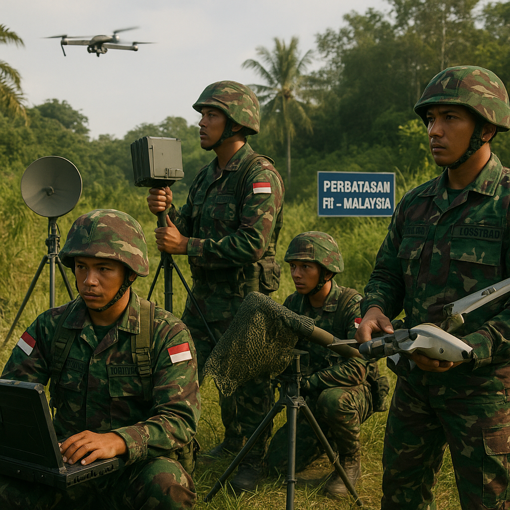 TNI AD Perkuat Kemampuan Anti-Drone untuk Amankan Perbatasan RI-Malaysia di Kalimantan Barat