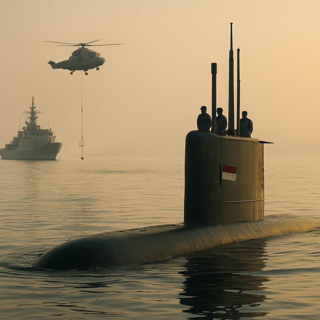Eksplorasi Kemampuan Sonar Kapal Selam Nagapasa dalam Latihan Anti-Submarine Warfare