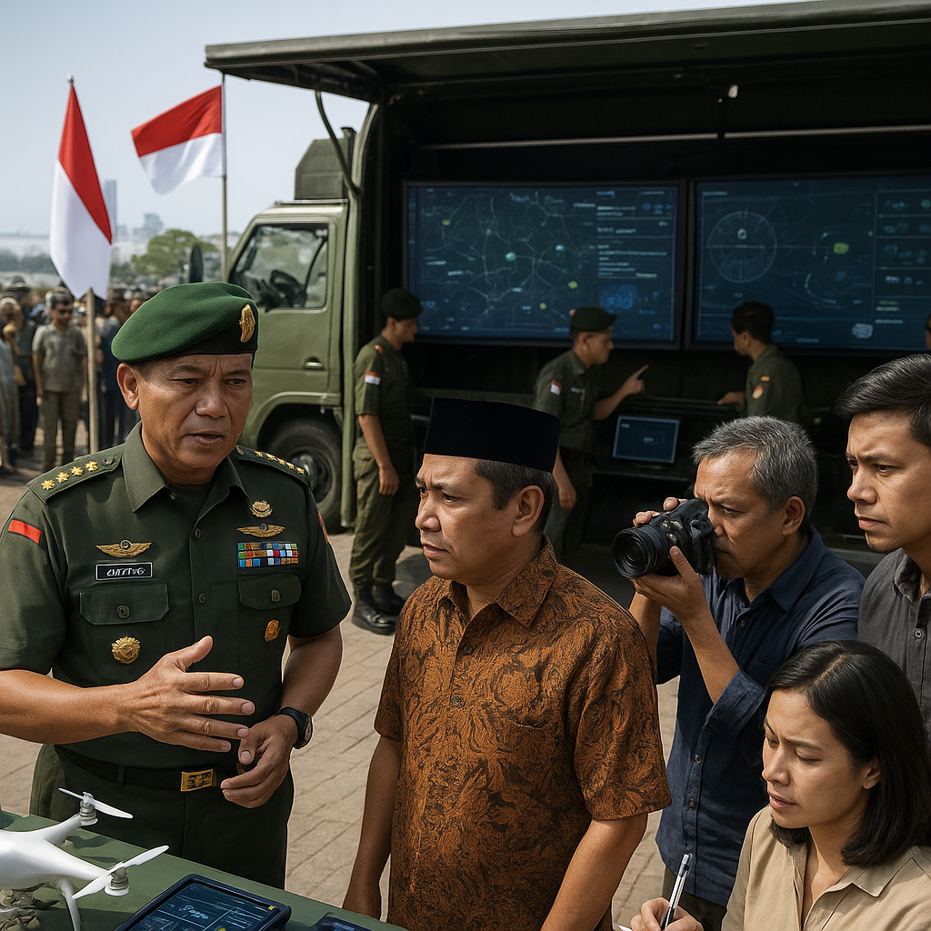 Pengenalan Sistem C4ISR Baru dalam Gelaran Komunitas Militer di Surabaya