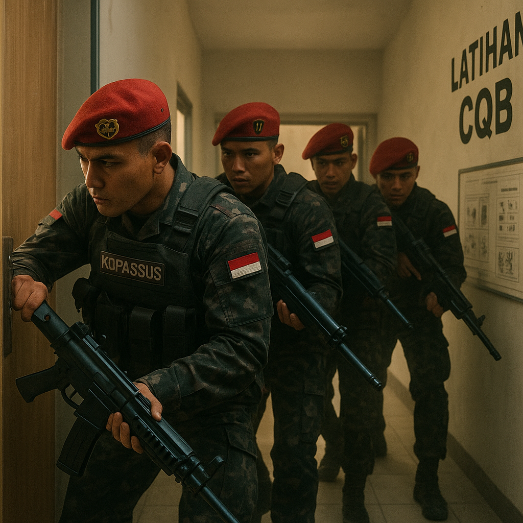 Pelatihan CQB (Close Quarters Battle) untuk Pasukan Kopassus: Teknik Room Clearing Methodical