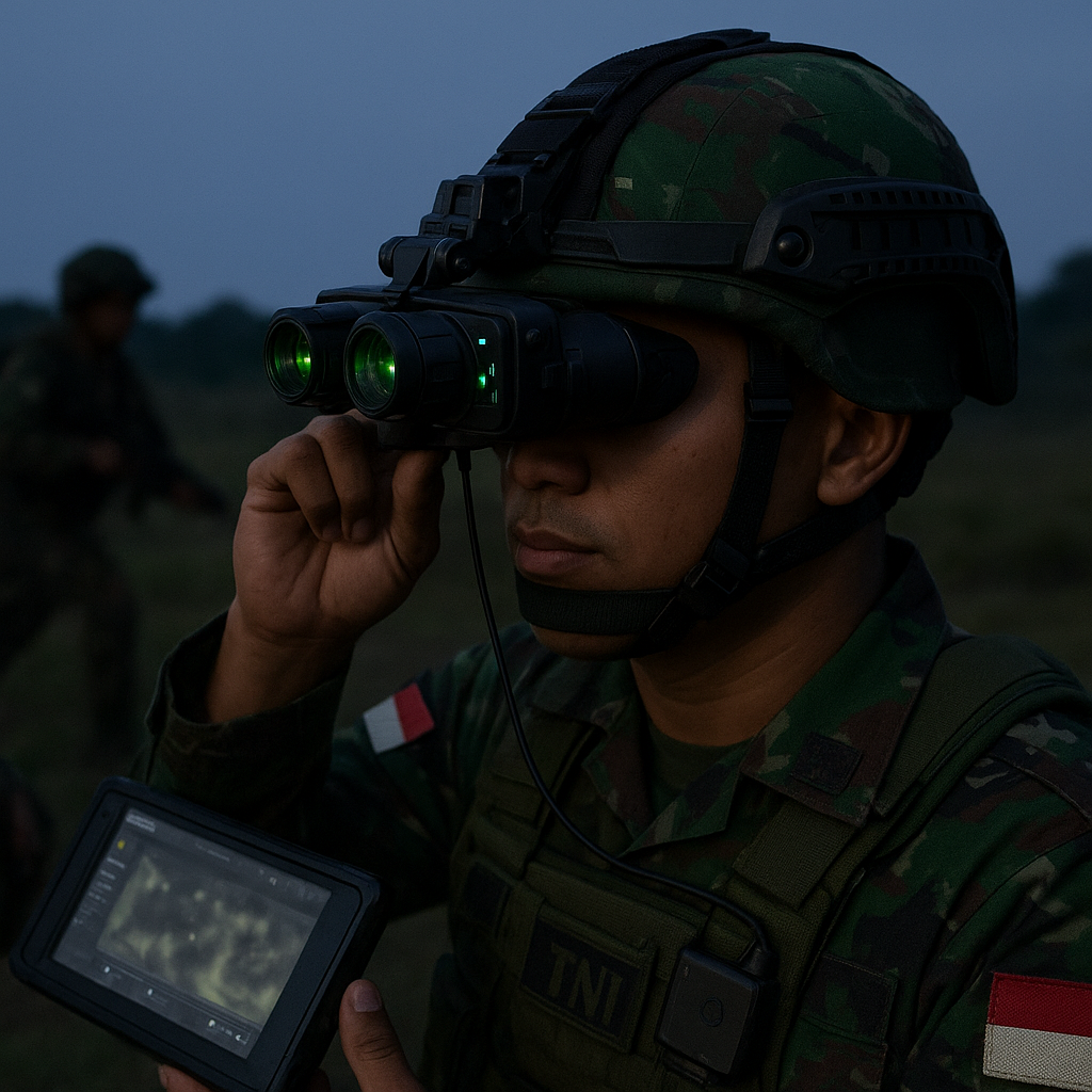 Pengenalan Sistem Night Vision Goggle Terbaru untuk Pasukan Infanteri