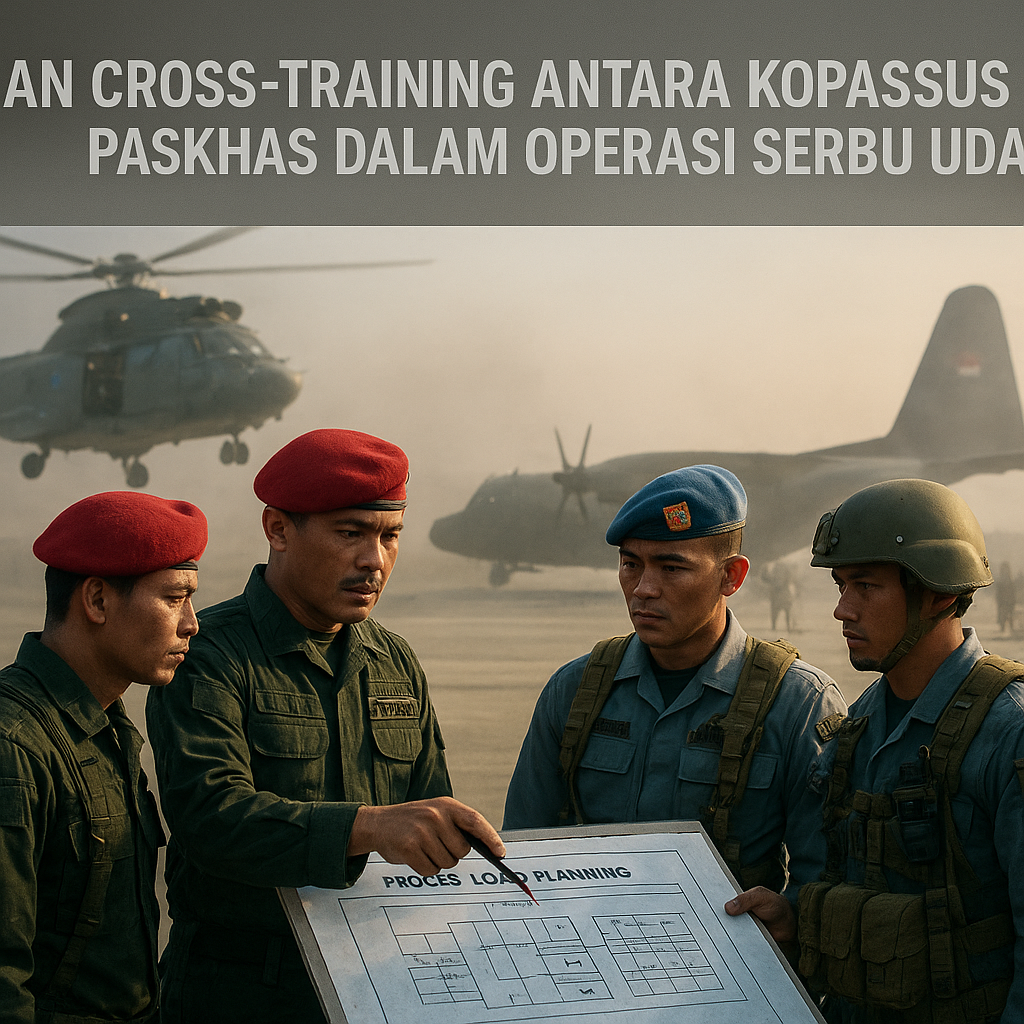 Latihan Cross-Training antara Kopassus dan Paskhas dalam Operasi Serbu Udara